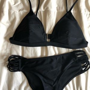 Black swimsuit set